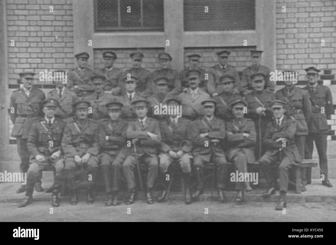 Nombre de dirigeants de l'Hôpital général de l'Australie 14, Le Caire, Égypte - ch. 1917 Banque D'Images