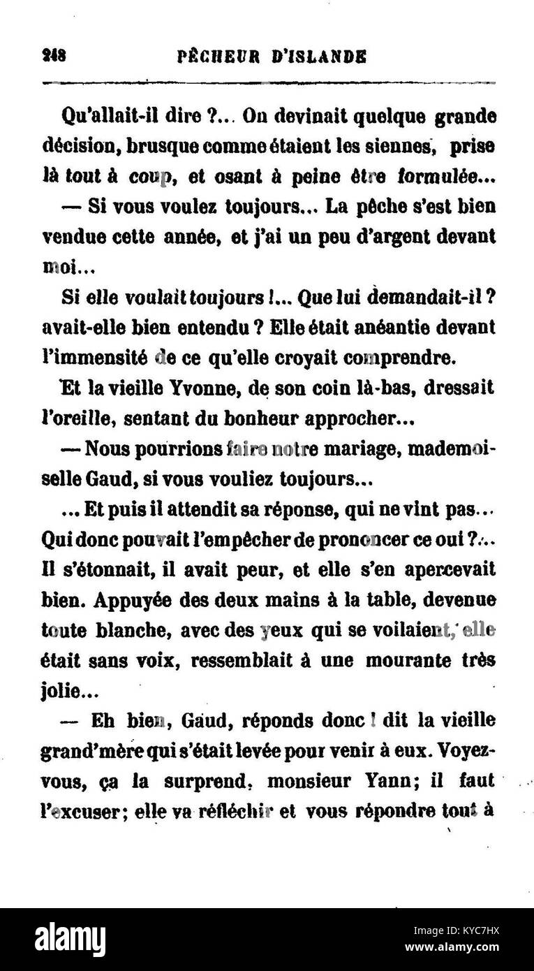 Une référence historique intitulée « Pêcheur d’Islande 248 » associée à l’Islande, documentant probablement des aspects culturels ou géographiques liés à la vie maritime et à l’exploration précoce de la région. Banque D'Images