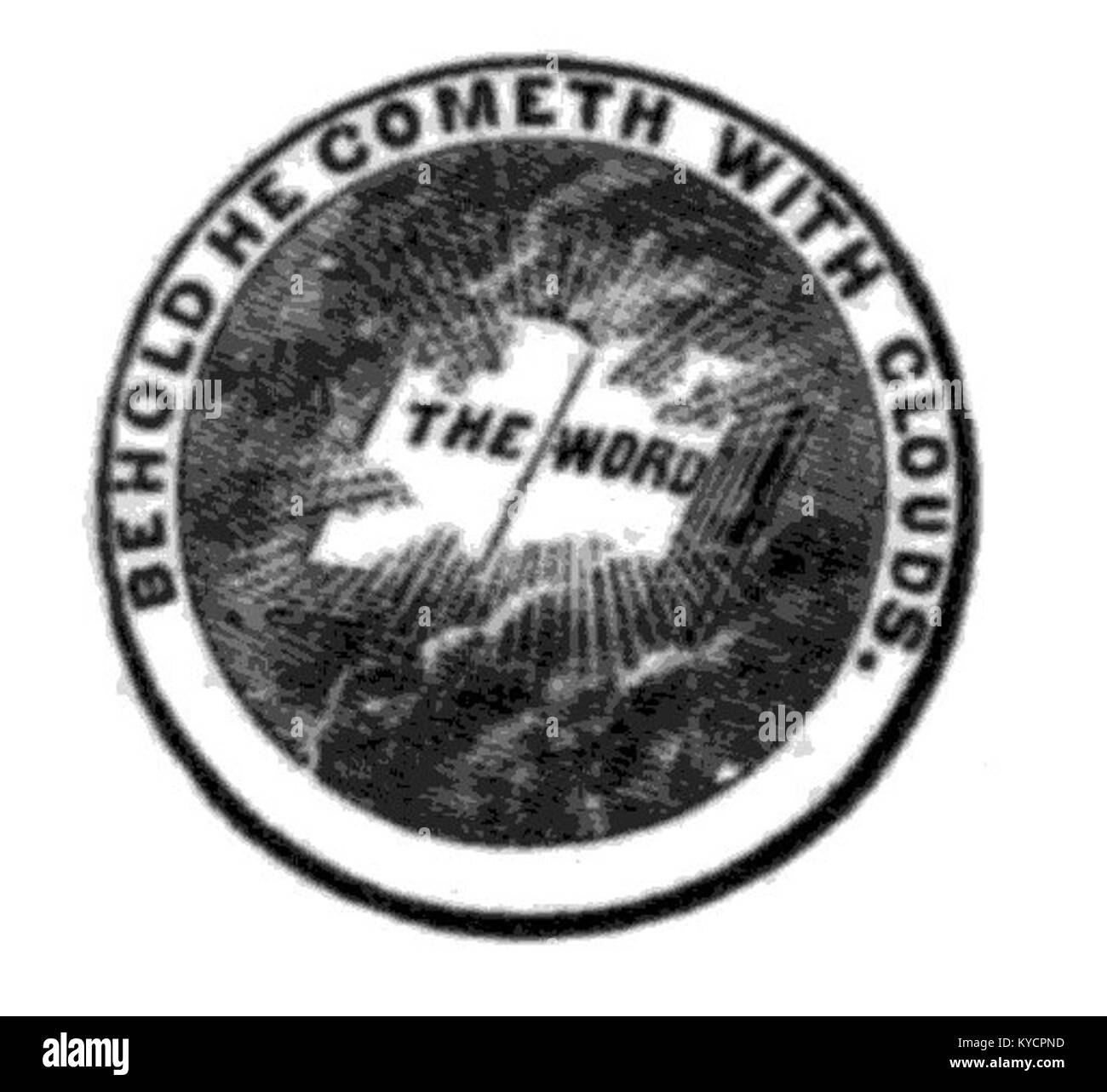 Page 1 de 'Evolution et sélection naturelle à la lumière de la Nouvelle Église', un essai théologique interprétant la théorie évolutionniste à travers les doctrines du mouvement de la Nouvelle Église. Banque D'Images