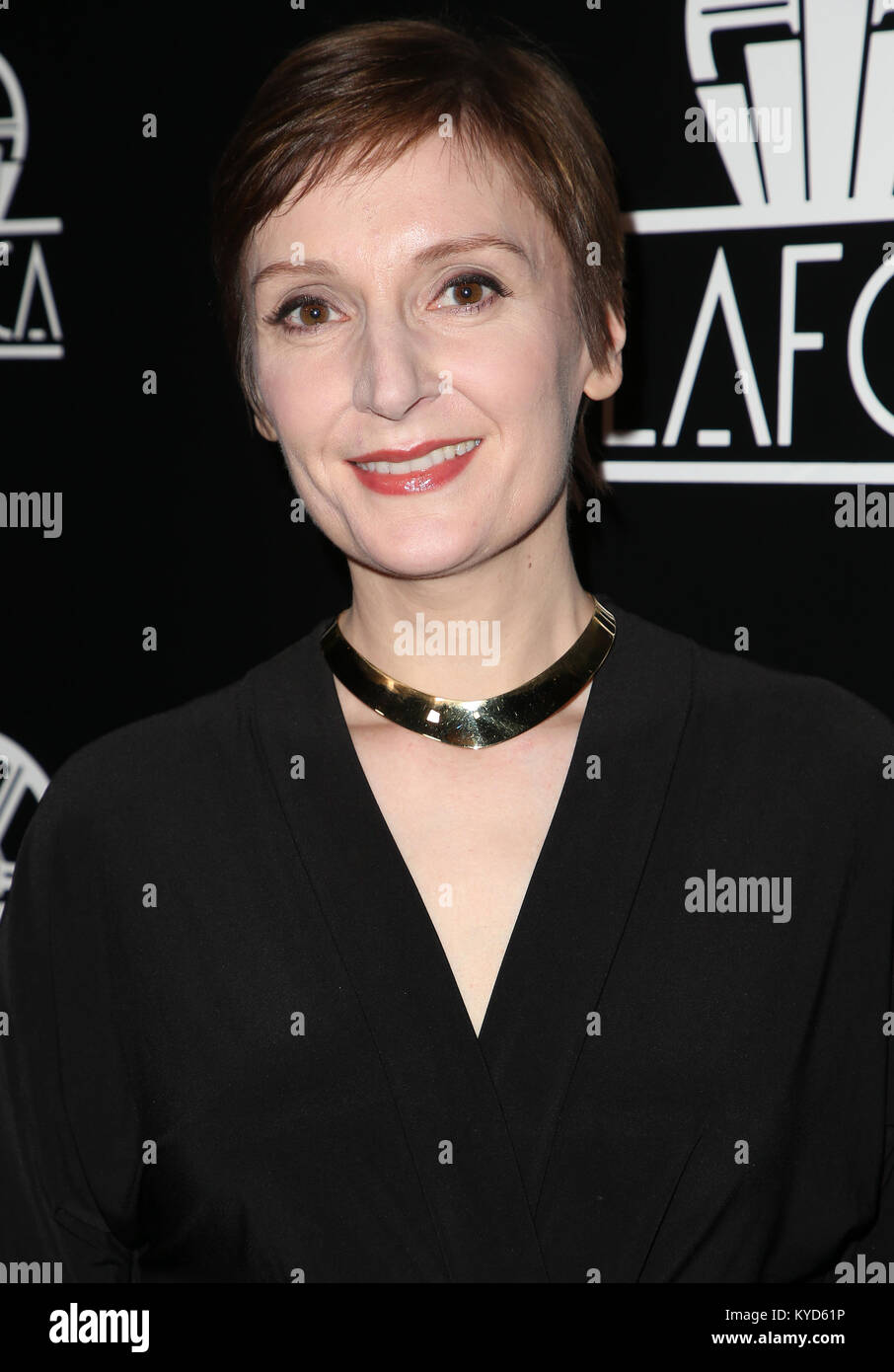 Century City, CA. 13 Jan, 2018. Nora Twomey, 43e assemblée annuelle à Los Angeles Film Critics Association Awards à Century City, Californie le 13 janvier 2018. Credit : Faye Sadou/media/Alamy Punch Live News Banque D'Images