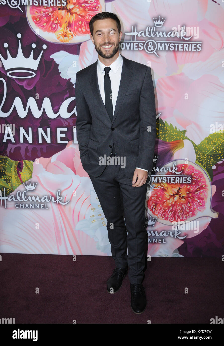 13 janvier 2018 - Pasadena, CA, États-Unis - 13 janvier 2018 - Pasadena, Californie - Jack Turner. Hallmark Channel et marque les films & Mystères Hiver 2018 Tournoi TCA Événement tenu au Chambre. Crédit photo : Birdie Thompson/AdMedia (crédit Image : © Birdie Thompson/AdMedia via Zuma sur le fil) Banque D'Images