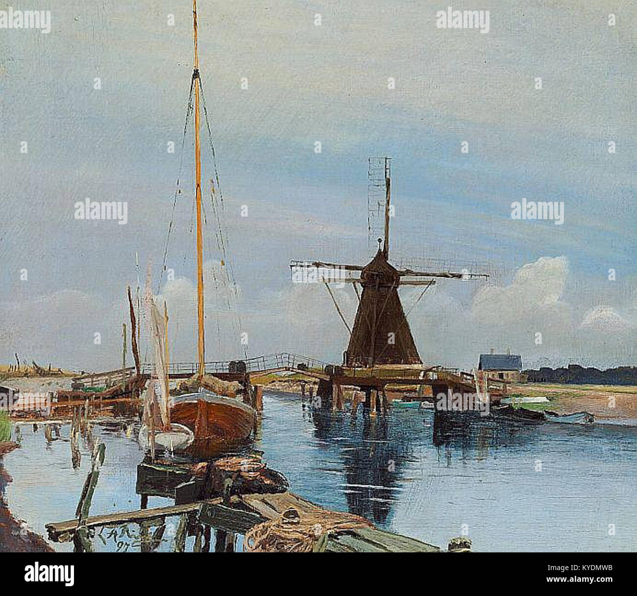 Image de Suså de 1897. Banque D'Images