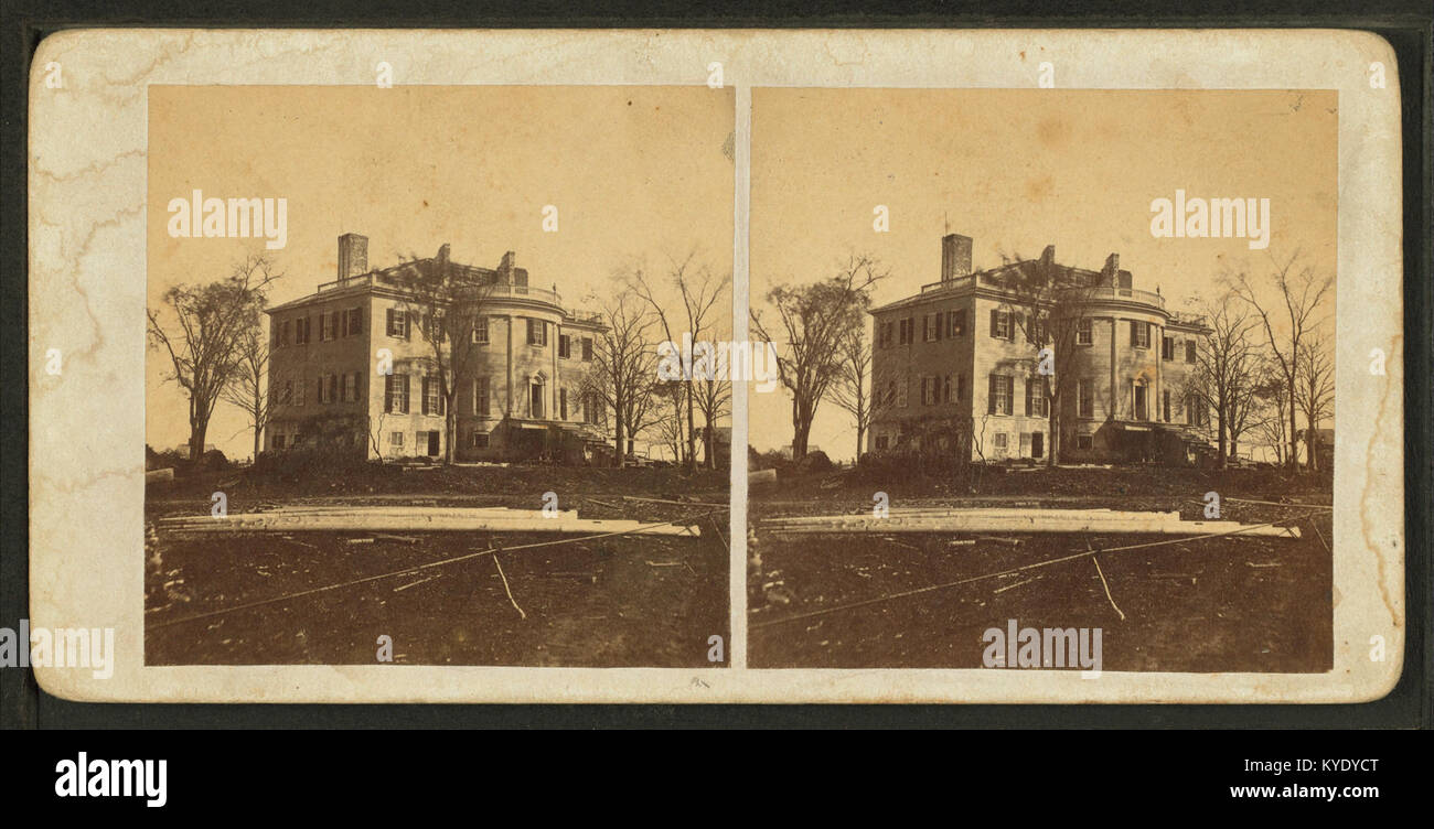 L 'Hôtel particulier Knox,' de Tuscola, Robert N. Dennis collection de vues stéréoscopiques Banque D'Images