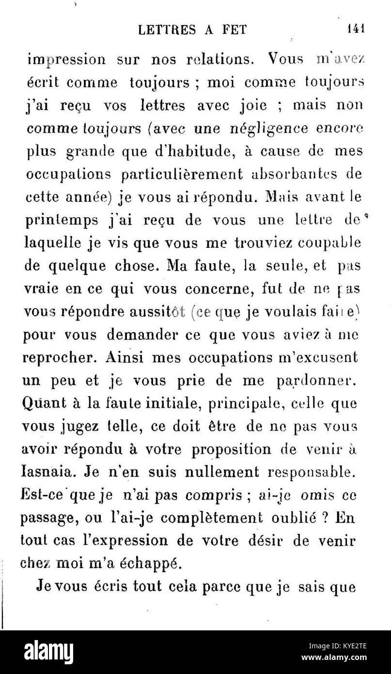 Une image illustrant une page de la correspondance inédite de Léon Tolstoï présente un artefact visuel de ses lettres privées, améliorant la compréhension de ses habitudes d'écriture, son contexte personnel et sa documentation historique. Mots-clés : Tolstoï,image,page,correspondance inédite,habitudes d'écriture Banque D'Images