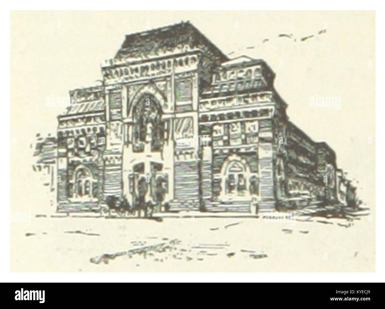 Ce document de 1891 présente la Philadelphia Academy of Fine Arts, une importante institution artistique américaine connue pour promouvoir l'enseignement des beaux-arts et les expositions aux États-Unis. Banque D'Images
