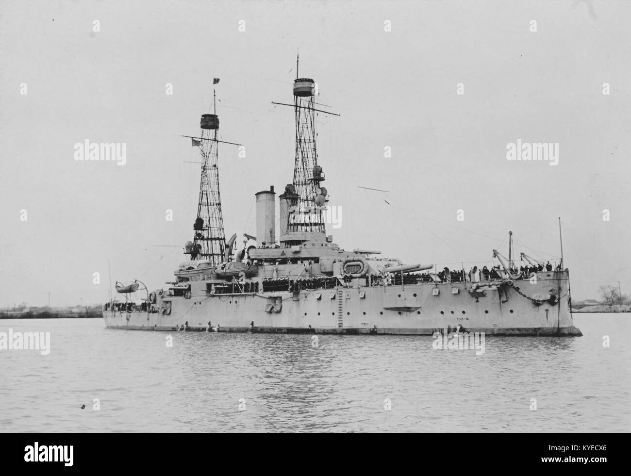 USS Alabama - NH 8 Banque D'Images