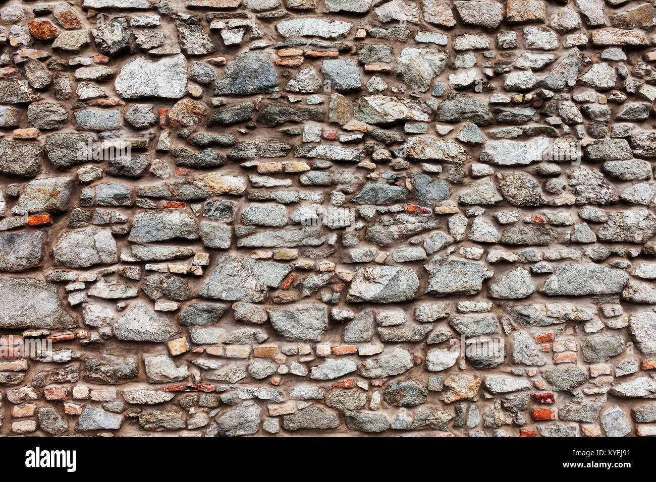 Mur de pierre fond, la texture, l'enrichissement de l'château de Bratislava en Slovaquie, l'Europe. Banque D'Images