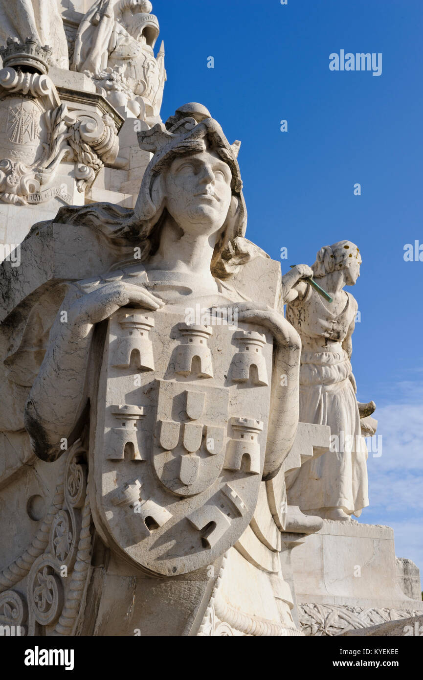 Monument de Sebastião José de Carvalho e Melo, 1er marquis de Pomba, construit entre 1917 et 1934 et créé par Adães Bermudes, António Couto Banque D'Images