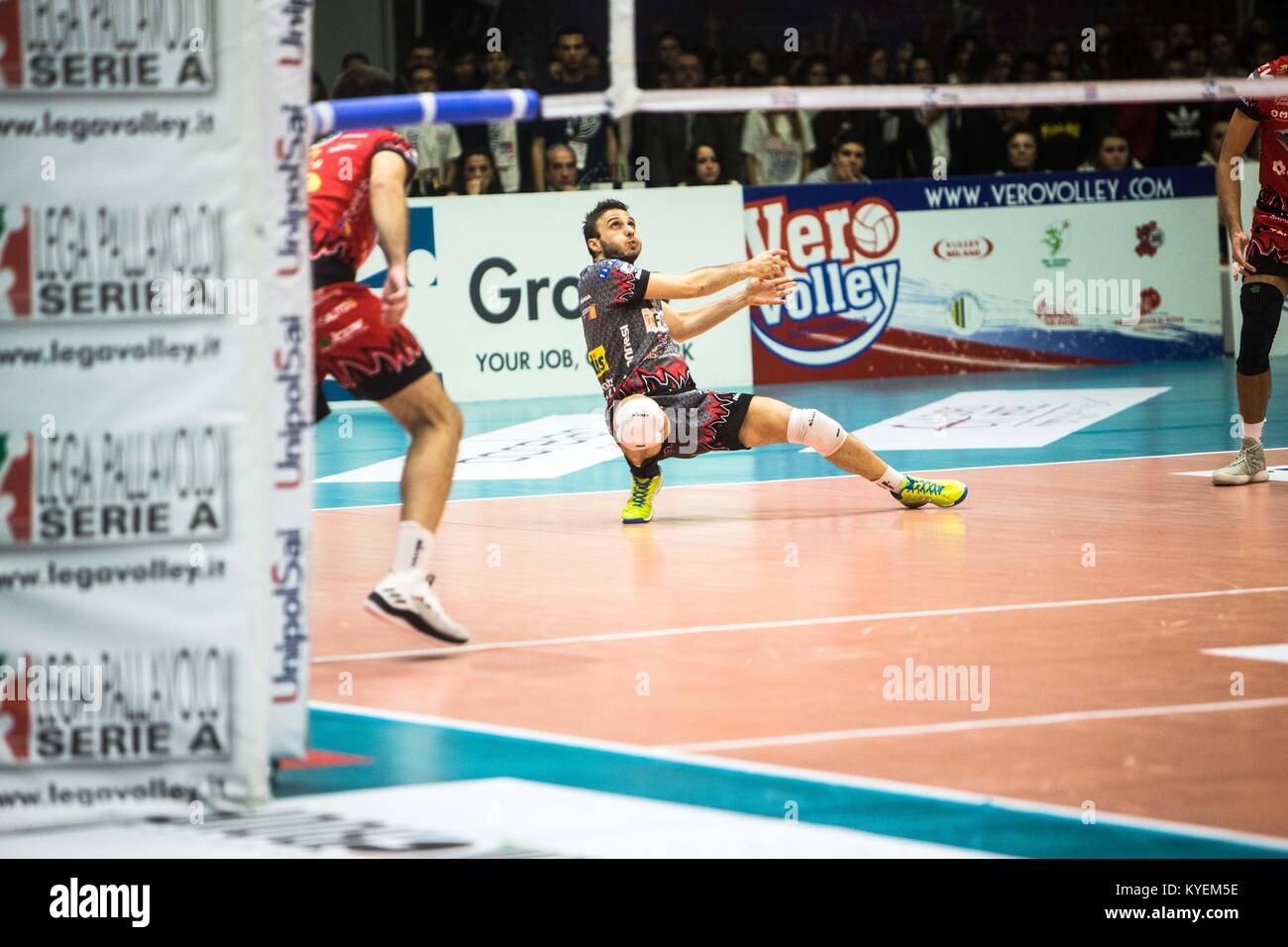 Gi Group Monza v Sir Safety Pérouse Conad (Photo par Mairo Cinquetti/Pacific Press) Banque D'Images