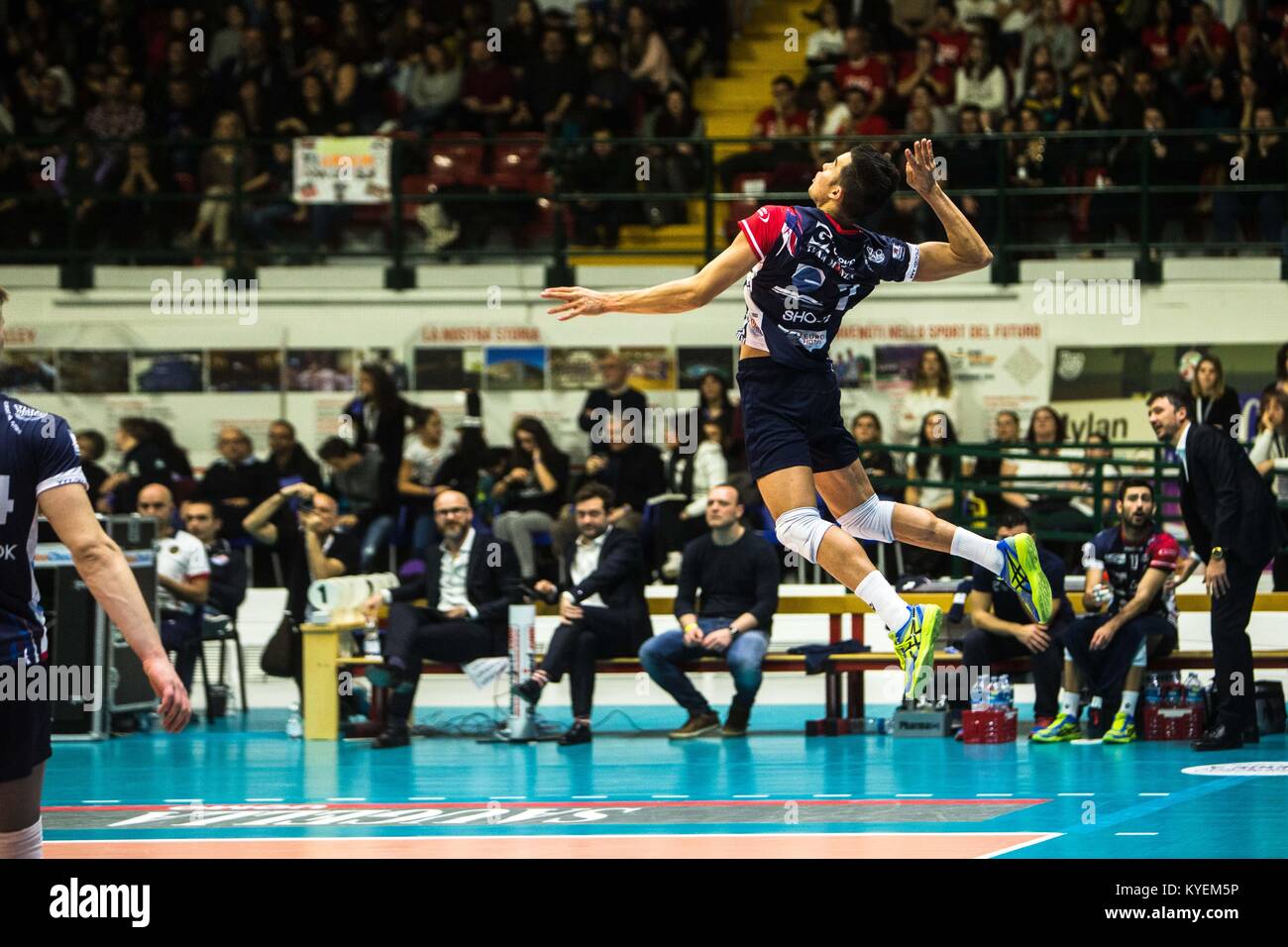 Gi Group Monza v Sir Safety Pérouse Conad (Photo par Mairo Cinquetti/Pacific Press) Banque D'Images