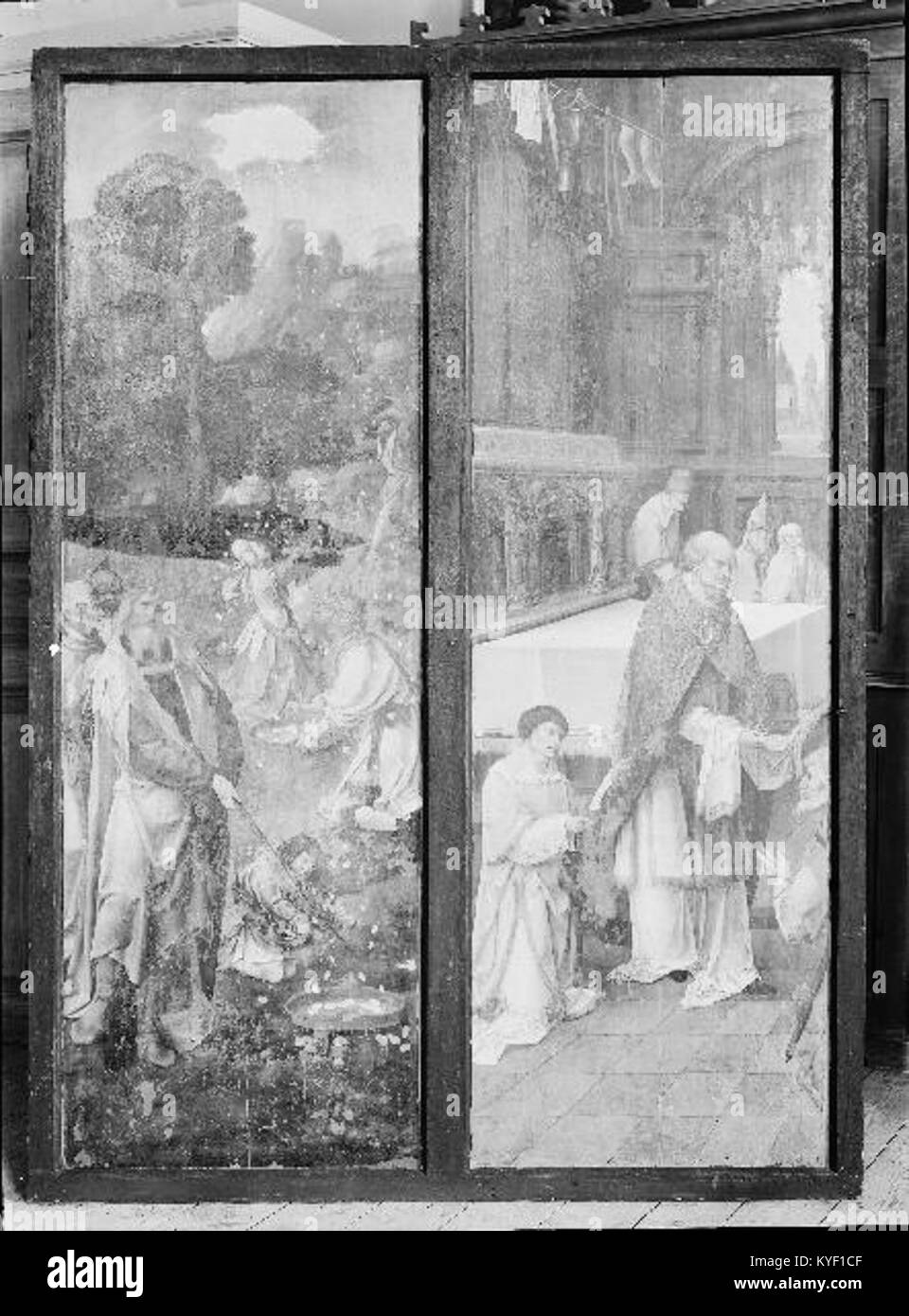 La cathédrale de Västerås (Västerås Domkyrka) en Suède est une église de style gothique consacrée en 1271. Basilique romane à l'origine, elle a été agrandie aux XVe et XVIe siècles. La cathédrale présente un toit recouvert de cuivre et une flèche baroque datant de 1694. Il abrite le tombeau du roi Éric XIV de Suède. Banque D'Images