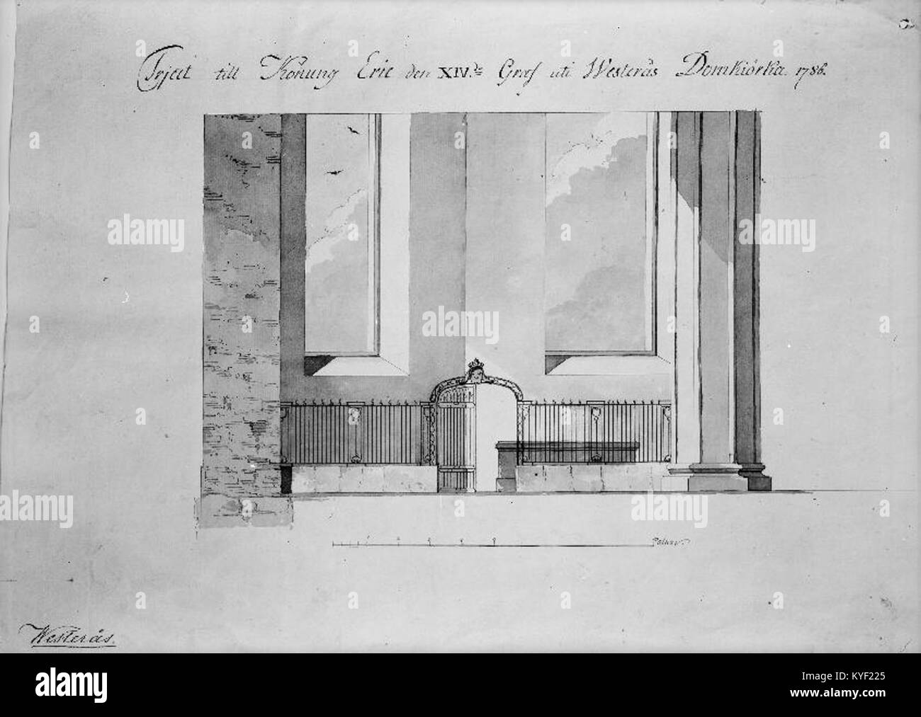 La cathédrale de Västerås en Suède est une cathédrale historique connue pour son architecture gothique, sa grande flèche, ses plafonds voûtés, ses vitraux et ses autels intérieurs. Il sert de site religieux et culturel majeur. Banque D'Images