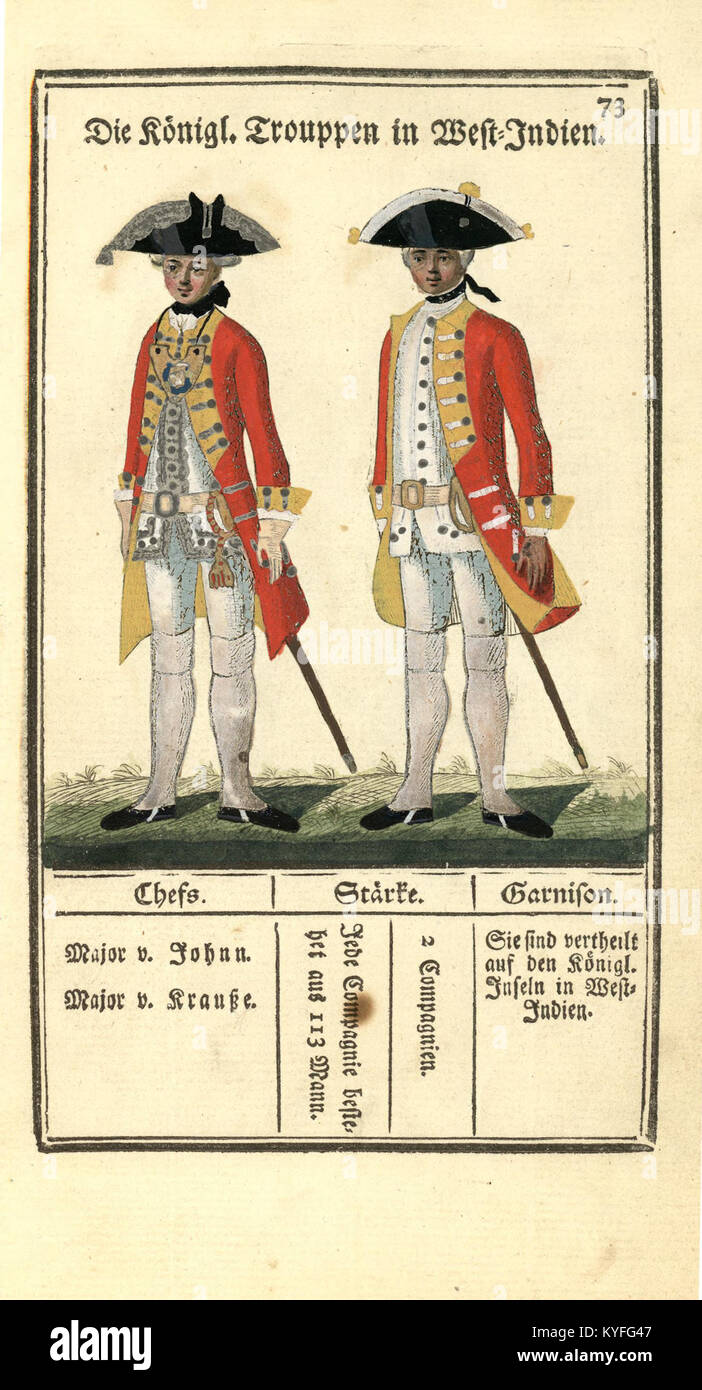 L'armée royale danoise est présentée, illustrant la structure, les uniformes, les régiments et l'organisation militaire du Danemark au XIXe siècle. Banque D'Images