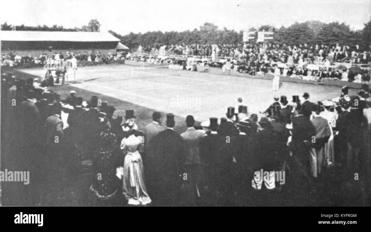 La finale All Comers de Wimbledon en 1892 présente un match entre Pim ...