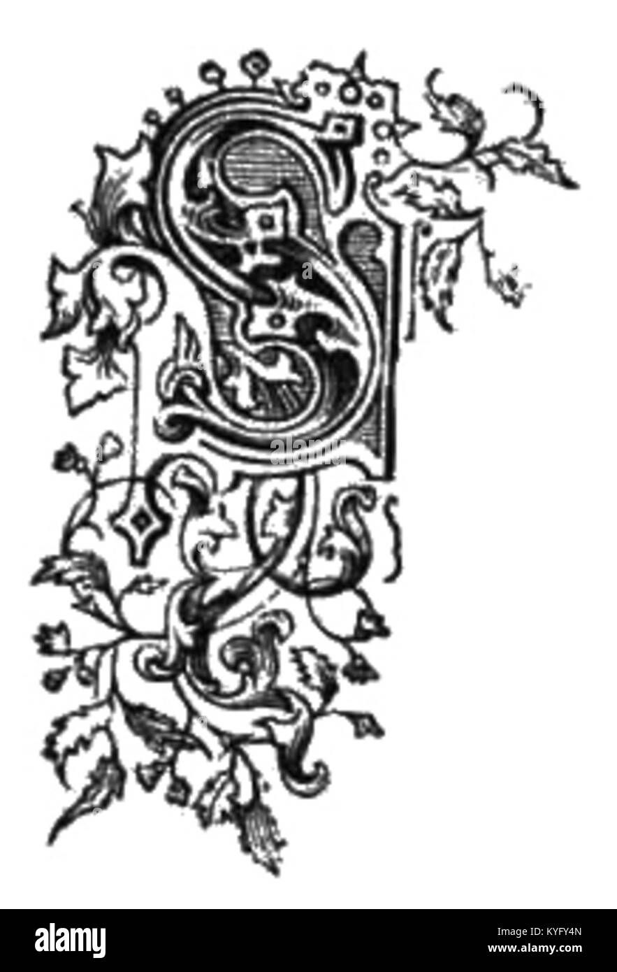 Illustration historique de l'œuvre polonaise de Zygmunt Gloger, représentant trois chevaliers et leurs symboles héraldiques, représentant l'histoire médiévale polonaise. Banque D'Images