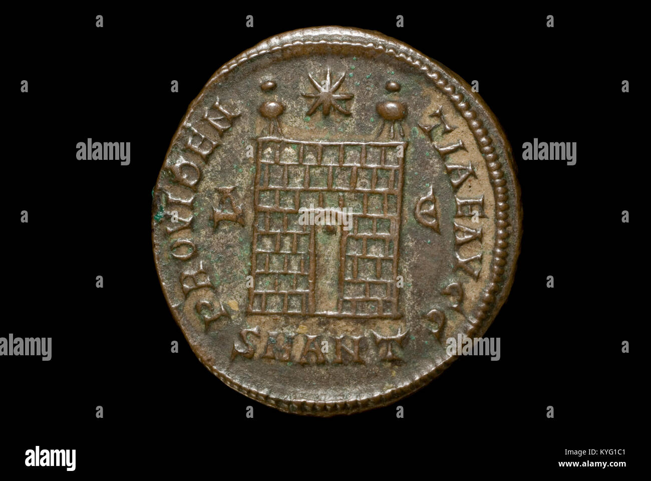 Pièce de monnaie romaine Constantin le Grand Photo Stock - Alamy