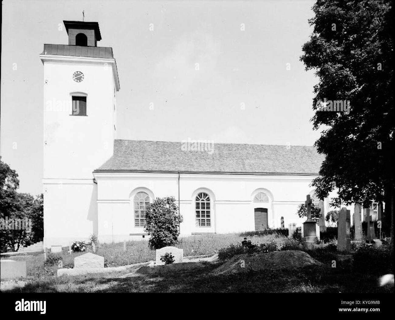 Rådmansö kyrka - KMB - 16000200127770 Banque D'Images