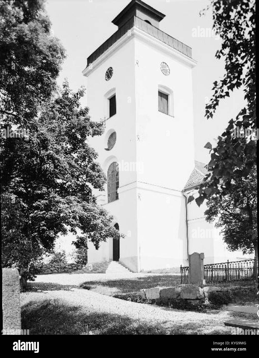 Rådmansö kyrka - KMB - 16000200127778 Banque D'Images