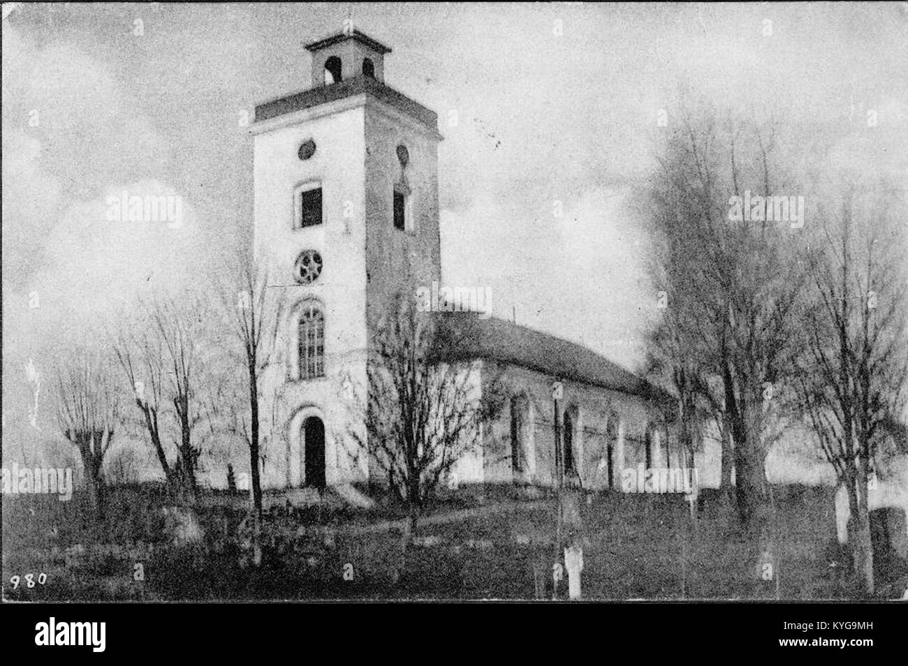 Rådmansö kyrka - KMB - 16000200127782 Banque D'Images