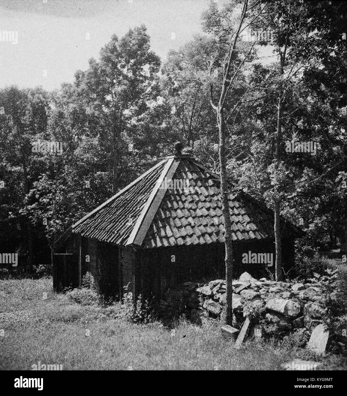 Rådmansö kyrka - KMB - 16000200127795 Banque D'Images