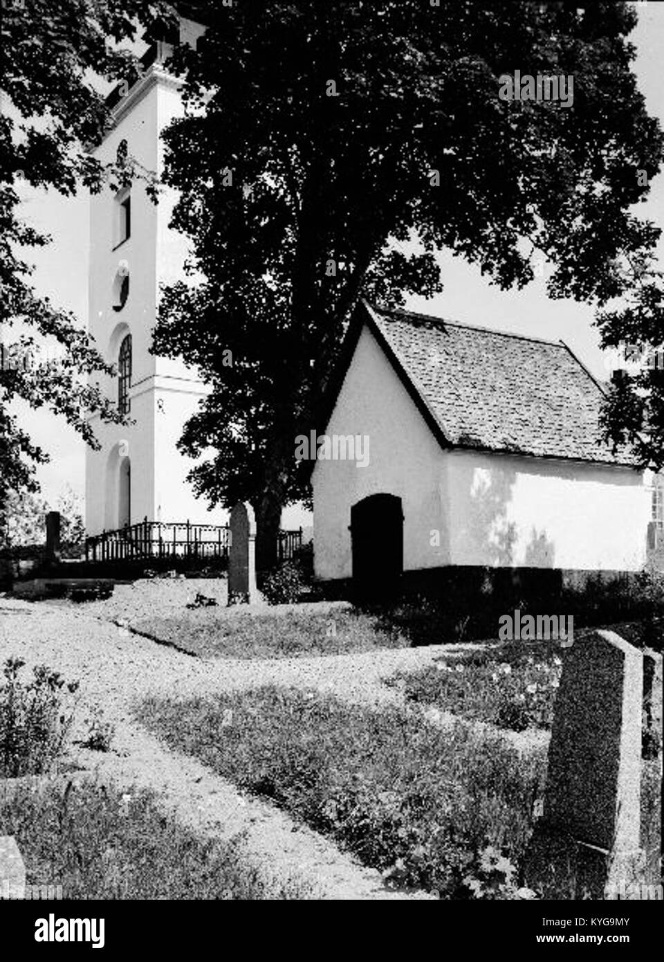 Rådmansö kyrka - KMB - 16000200127800 Banque D'Images