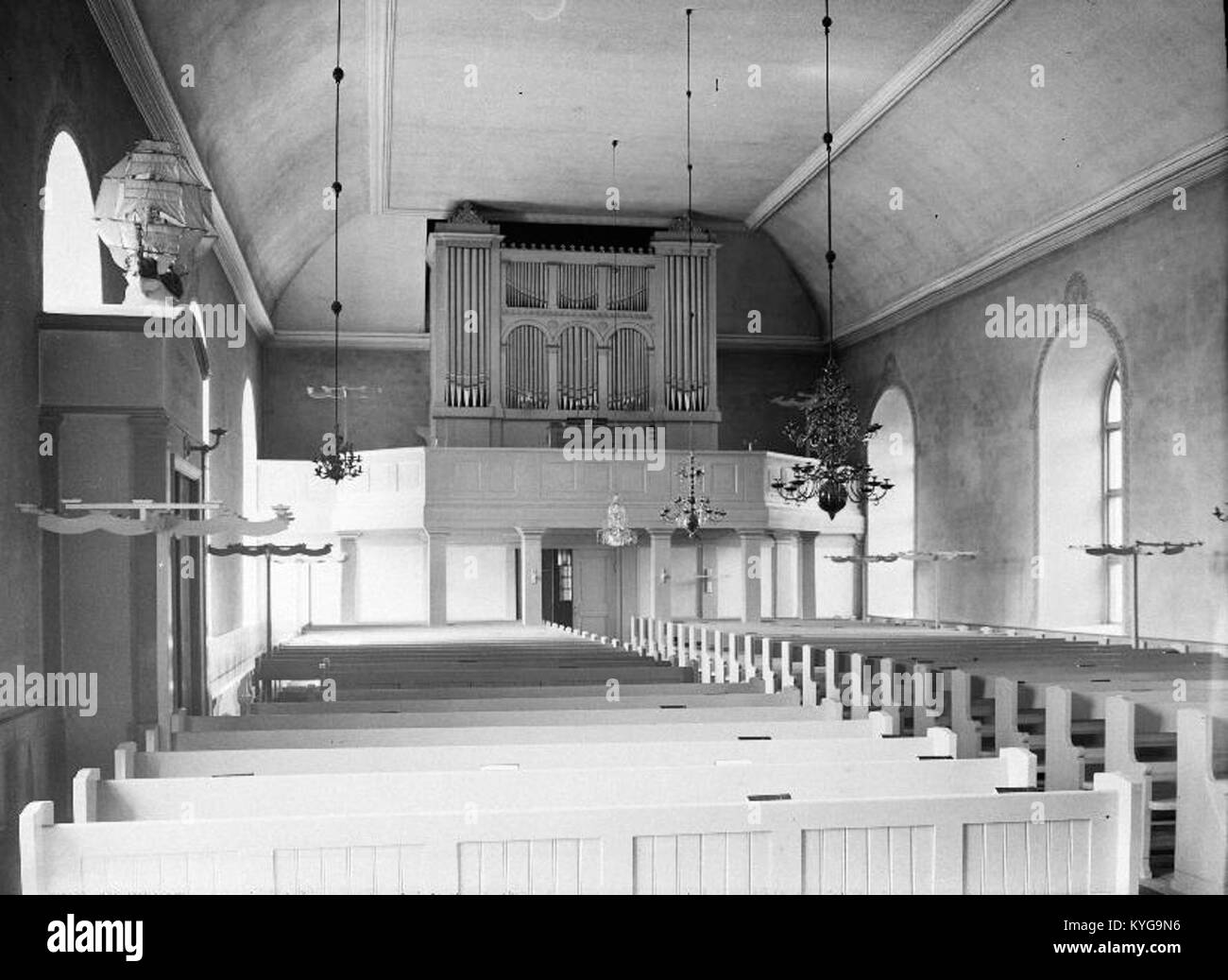 Rådmansö kyrka - KMB - 16000200127813 Banque D'Images