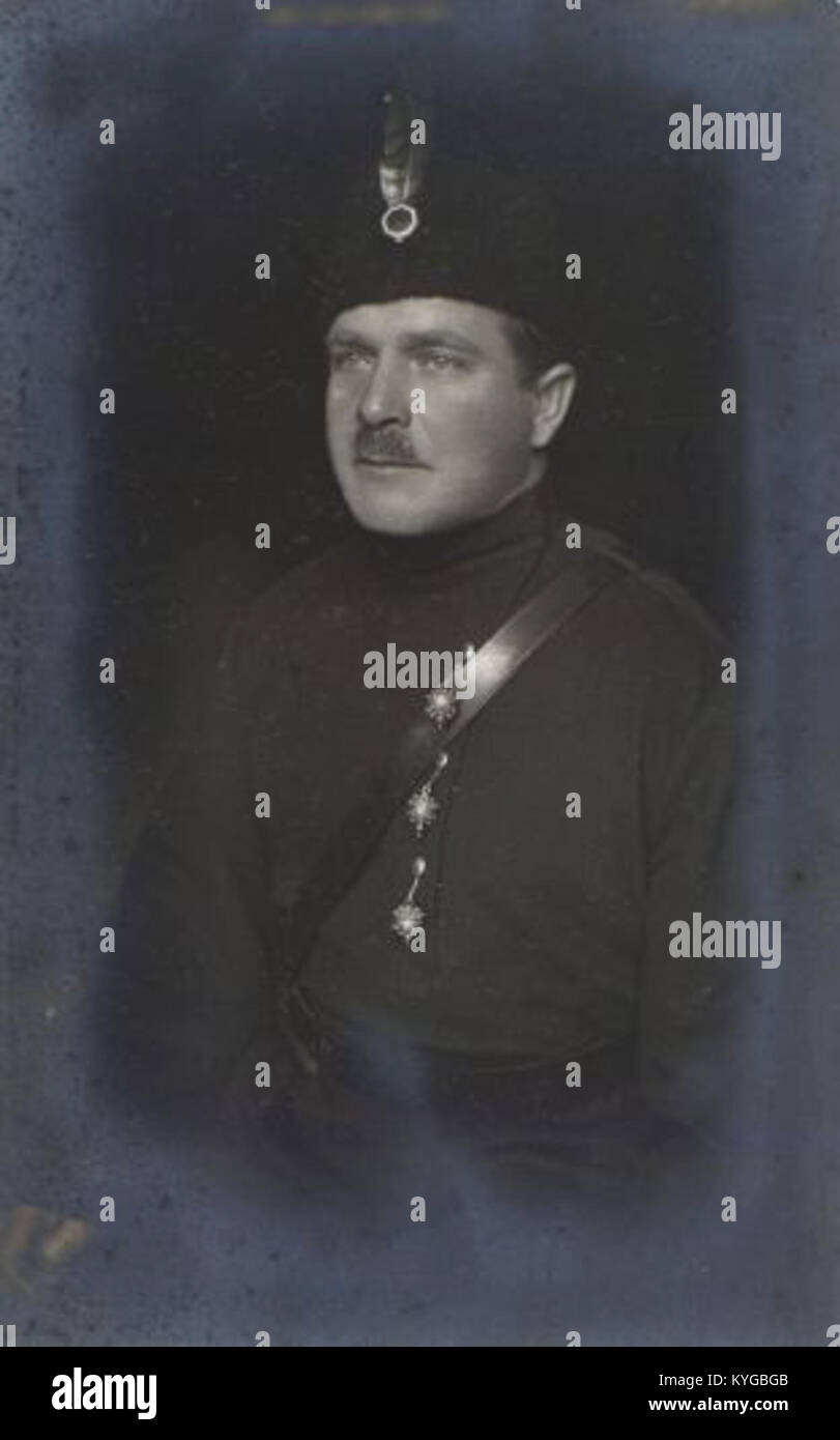 Radivoj Peterlin-Petruska, figure du début du XXe siècle, reconnue pour ses contributions aux arts, à la culture et aux mouvements sociaux dans les années 1900 Banque D'Images