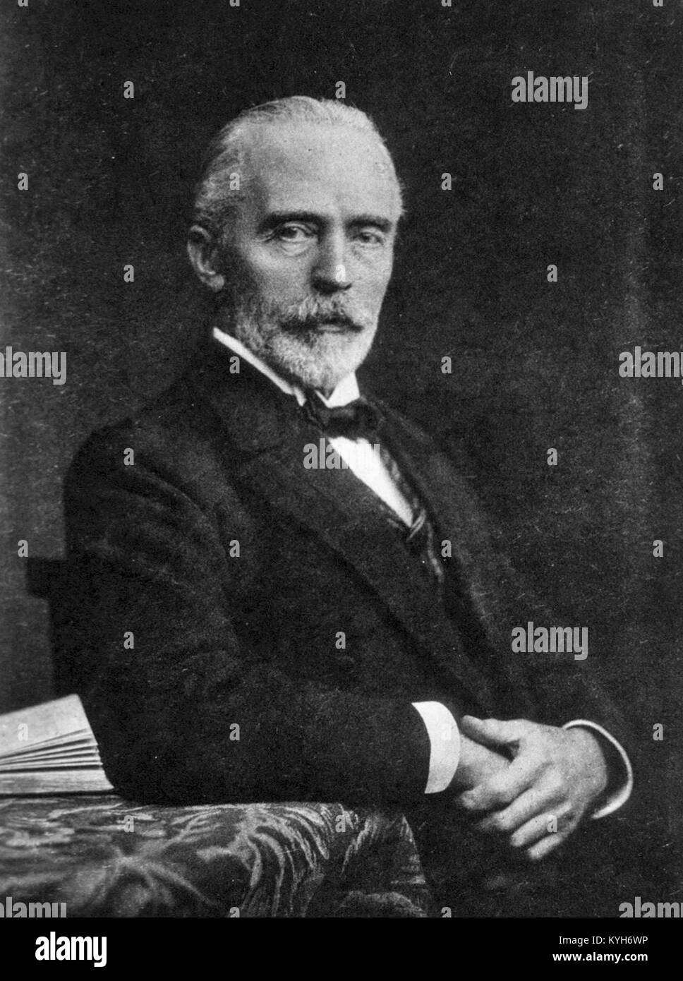 Emil Theodor Kocher, médecin suisse et chercheur en médecine qui a reçu le Prix Nobel 1909 de physiologie ou médecine Banque D'Images