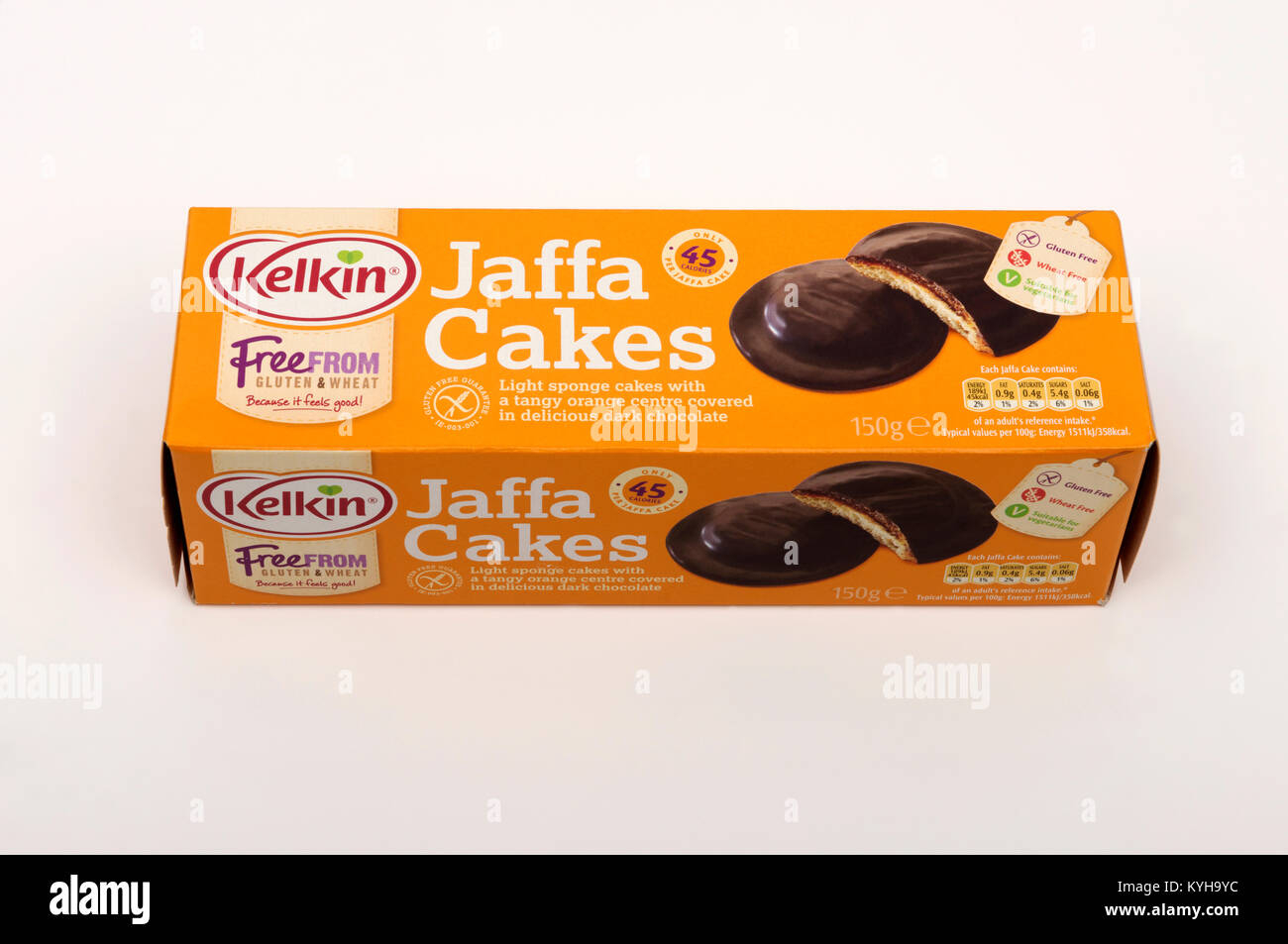 Gluten de blé et Kelkin gâteaux jaffa libre Banque D'Images