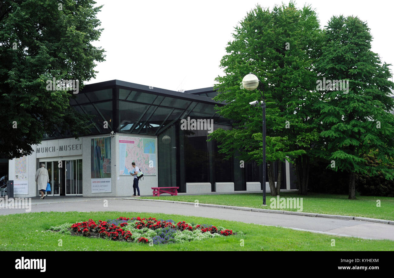 La Norvège. Oslo. Le Musée Munch. De l'extérieur. Banque D'Images