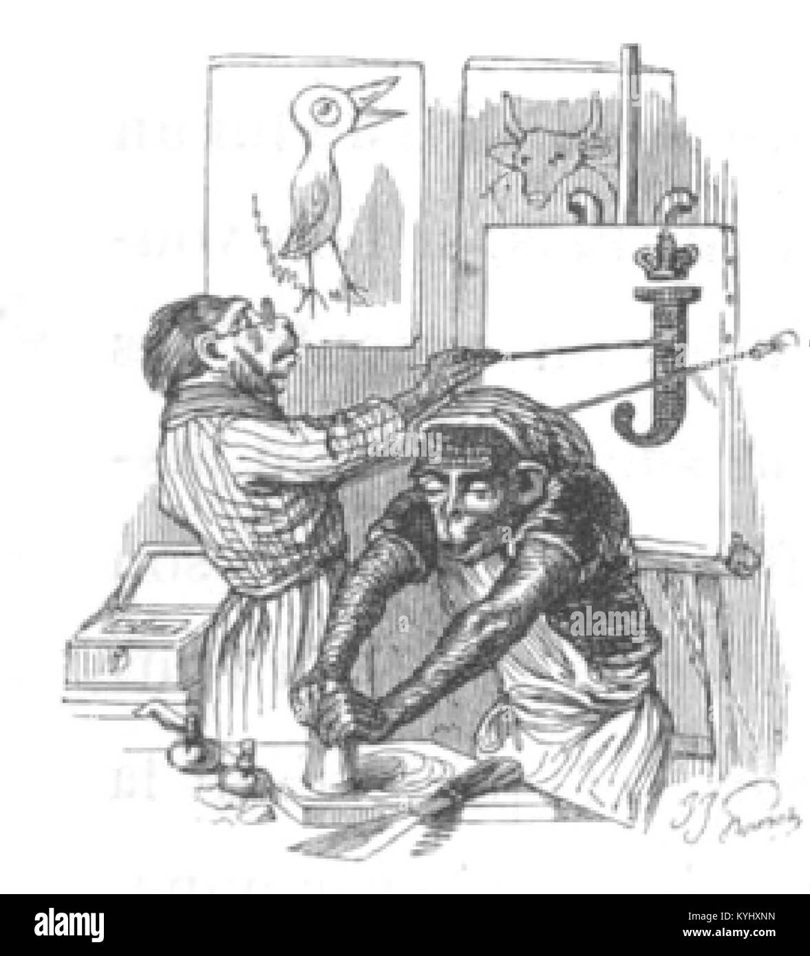 Le volume 2 de « scènes de la vie privée et publique des animaux » décrit plusieurs comportements animaux, y compris l'alimentation, les interactions sociales, le mouvement et le toilettage dans les habitats domestiques et sauvages. Banque D'Images