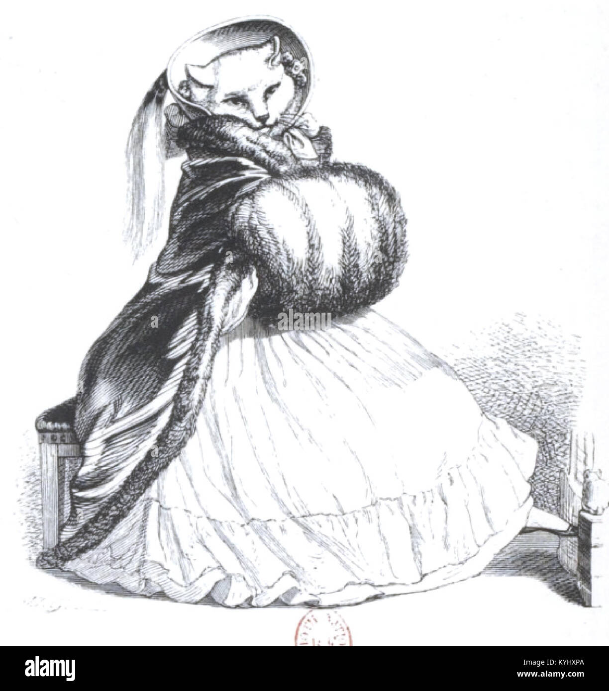 Une image tirée de 'scènes de la vie privée et publique des animaux, tome 2' illustrant divers comportements animaux et interactions sociales dans les habitats naturels. Banque D'Images