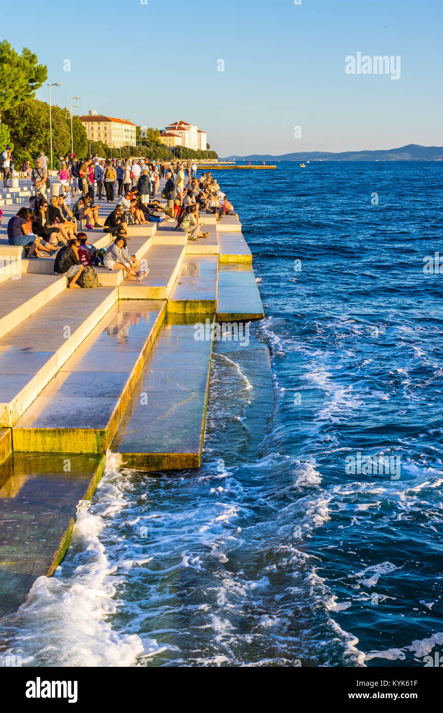 L'été à Zadar Banque D'Images