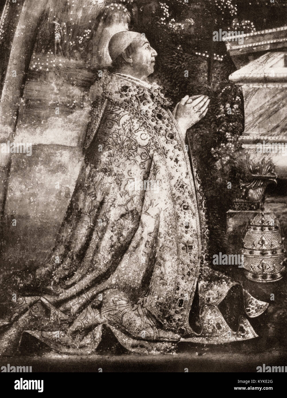 Le pape Alexandre VI, Rodrigo Borgia, 1431 - 1503 Banque D'Images