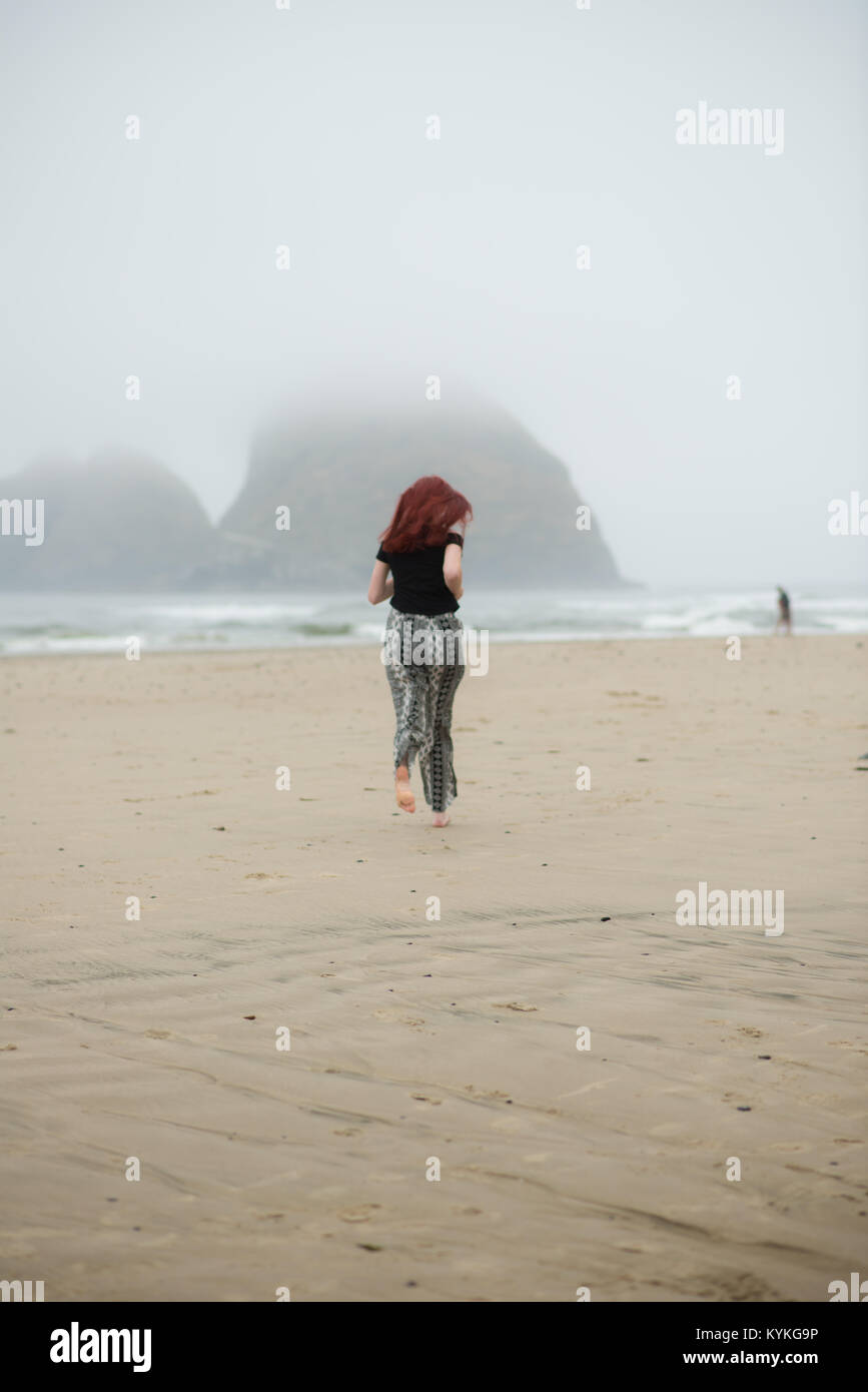 Plage s'étend Banque D'Images