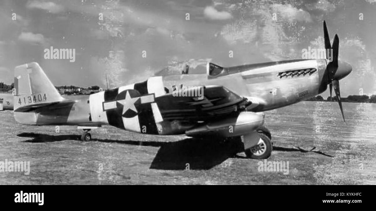 P51 Mustang vintage photo Banque D'Images