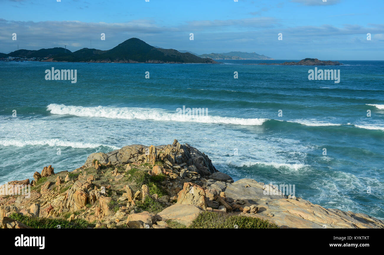 Marin de la baie de Cam Ranh (Khanh Hoa) dans la côte sud du Vietnam. Banque D'Images