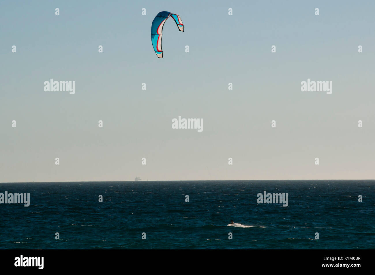 Le kite surf en Australie Banque D'Images