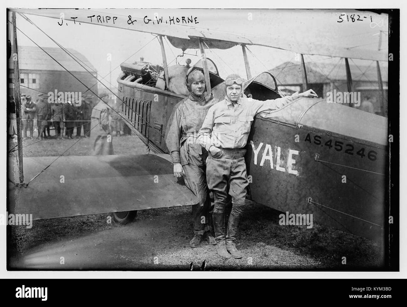Une photographie historique mettant en vedette JT Tripp et GW Horne, capturée dans le cadre de la collection de la Bibliothèque du Congrès, peut-être à partir d'un moment important de l'histoire américaine. Banque D'Images