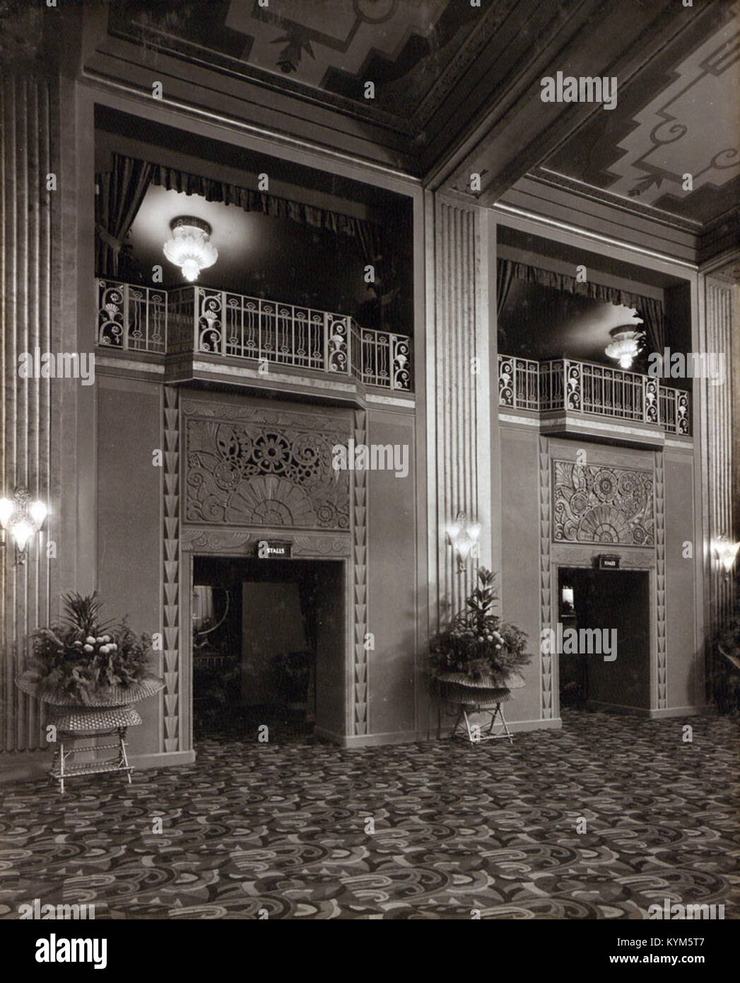 Entrées de décrochage au Paramount Theatre, Newcastle o 35968193020 Banque D'Images