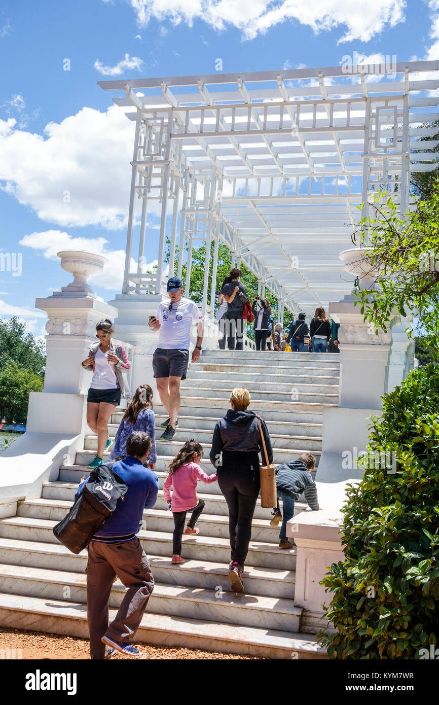 Buenos Aires Argentina,Bosques de Palermo,Parque 3 de Febrero,Puente Griego,Pont grec,Parc public,hispanique hispanique Latin Latino Latinos,SP Banque D'Images