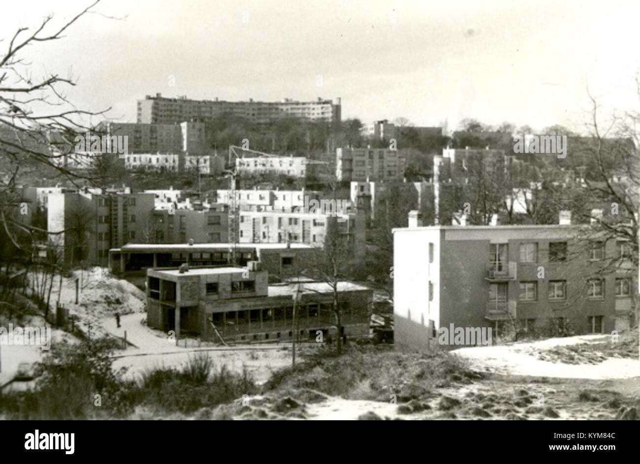 Une vue panoramique de Châtenay-Malabry, France, mettant en valeur le paysage de banlieue pittoresque et ses environs. Banque D'Images