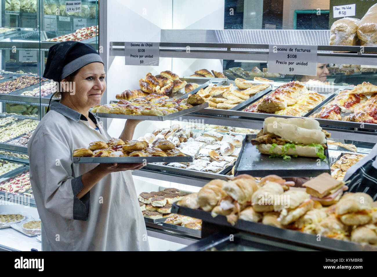 Buenos Aires Argentine, Palerme, Santa Elena, pasteleria, boulangerie, intérieur, hispanique hispanique Latins Latino Latinos, hispanique parlant espagnol, adulte adu Banque D'Images