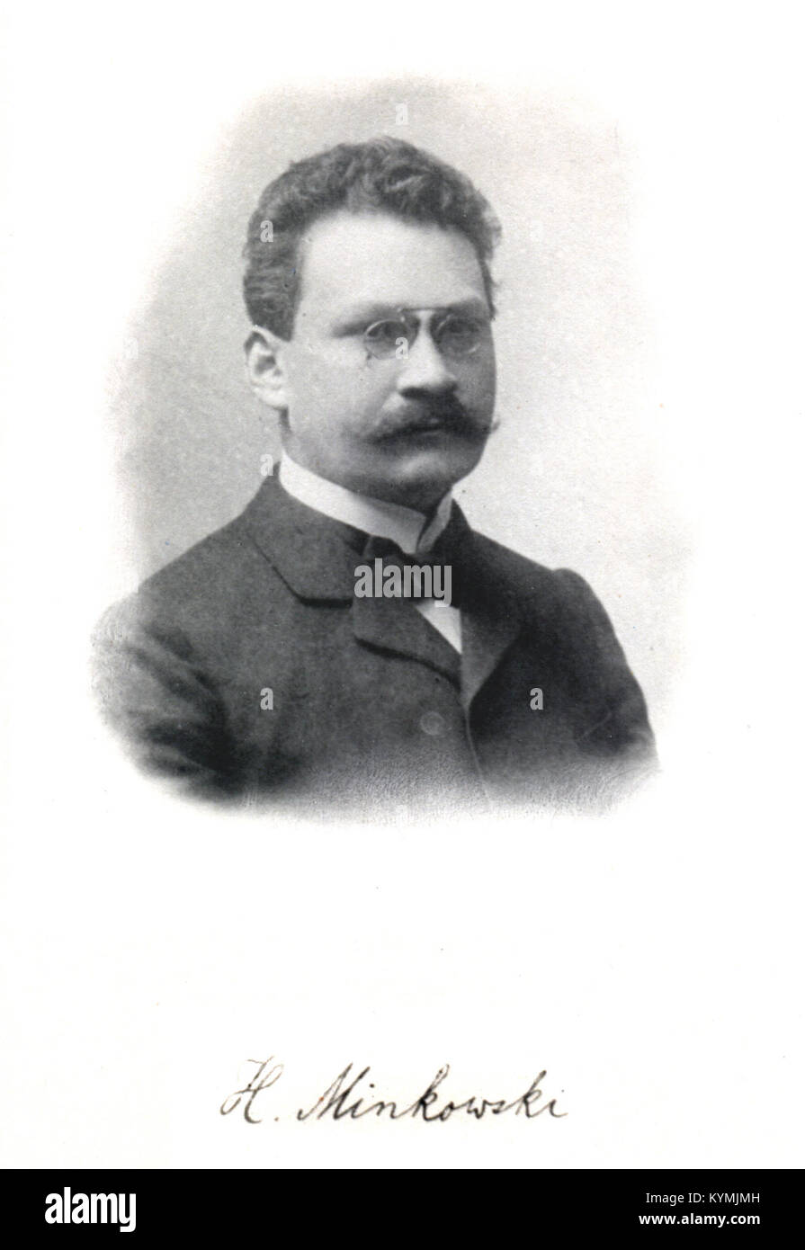 Portrait de Hermann Minkowski (1864-1909), mathématicien 2551016679 o Banque D'Images
