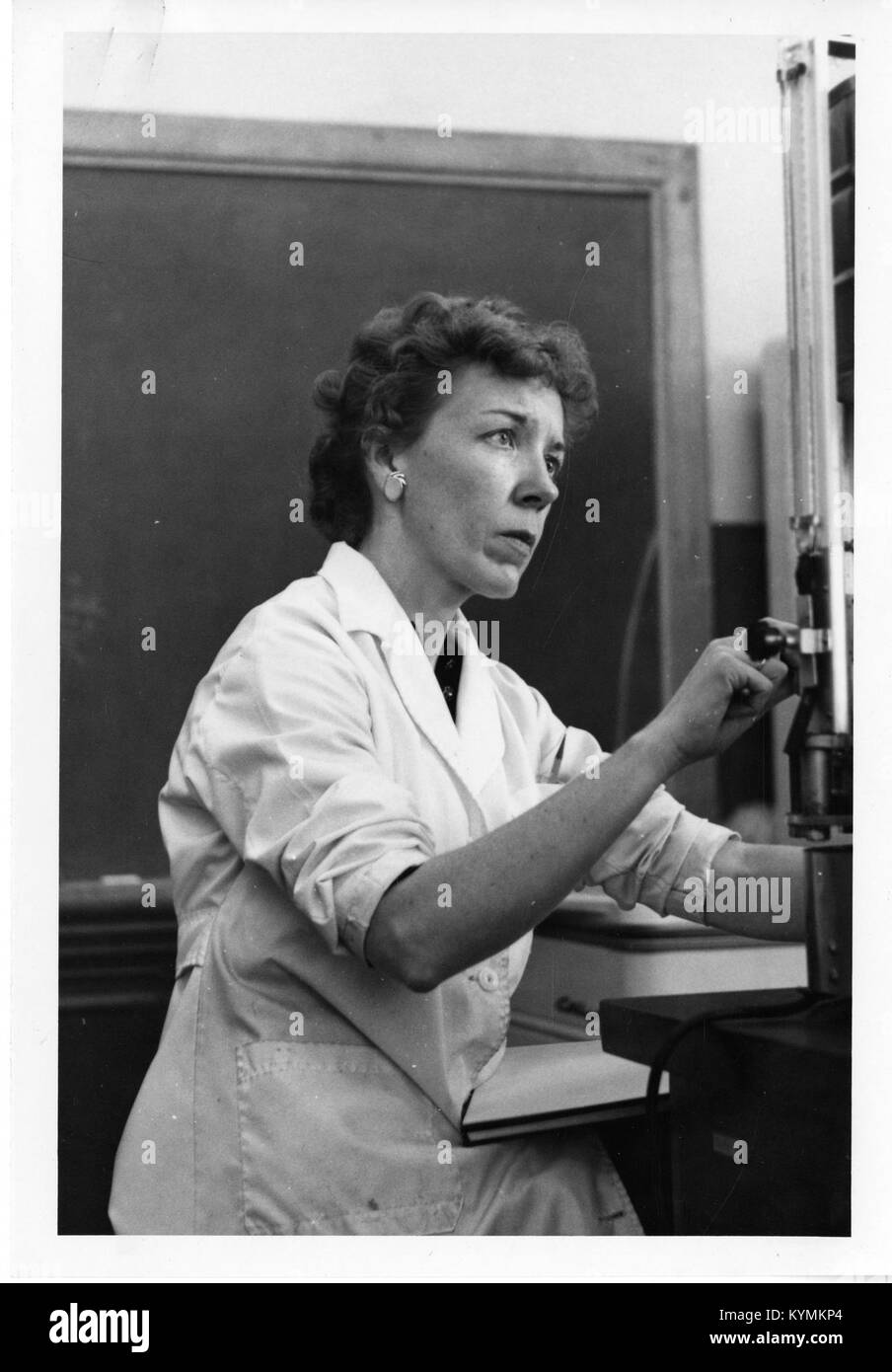 Portrait de Mary Alice McWhinnie, biologiste, pris au cours de son travail scientifique en Antarctique, présenté pour le mois de l'histoire des femmes. Banque D'Images