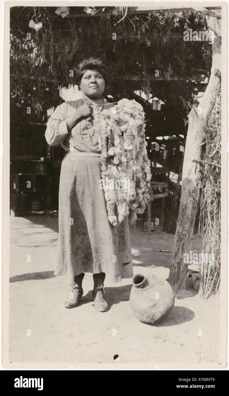 Une estampe historique du Musée national de la collection des Indiens d'Amérique, représentant un moment culturel de l'histoire des Amérindiens. Banque D'Images
