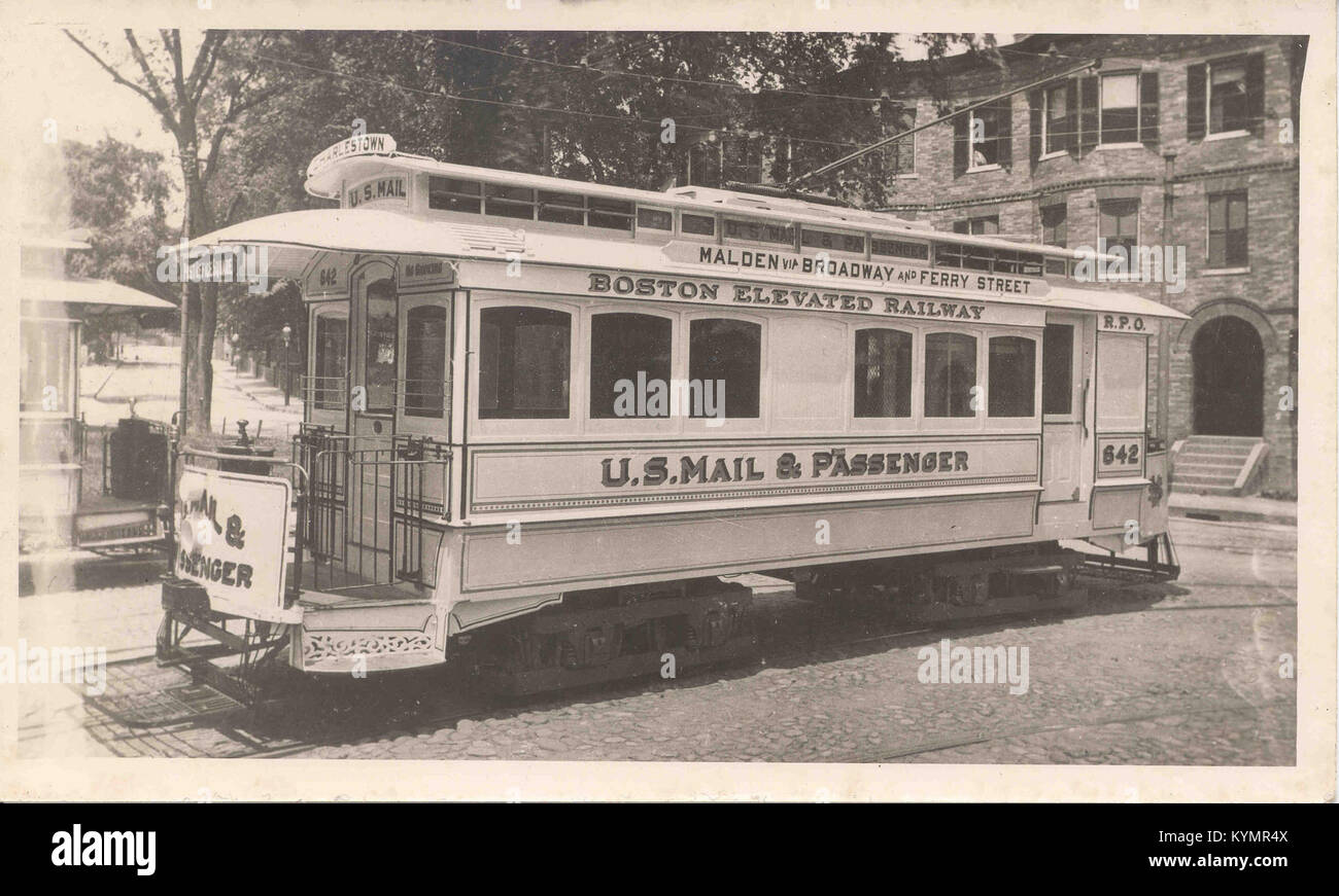 Boston, Massachusetts, Mail Streetcar 2550273913 o Banque D'Images