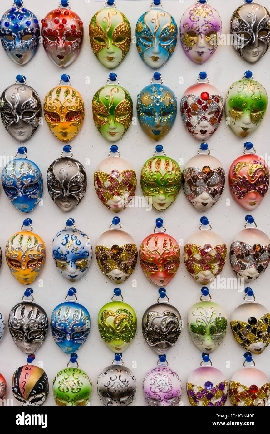 Masques de Venise, Carnaval de Venise Banque D'Images