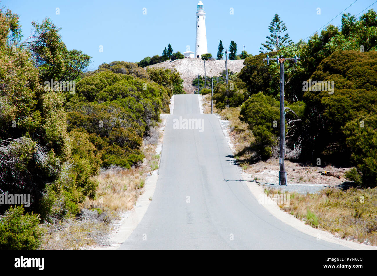 Wadjemup Lighthouse - Rottnest Island - Australie Banque D'Images