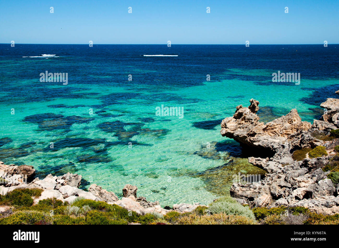 Jeannies Lookout - Rottnest Island - Australie Banque D'Images